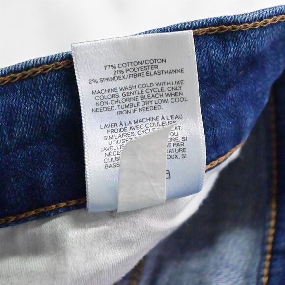 Lot 2 Express 4 High Rise Skinny Medium Blue Black Stretch Denim Womens Jeans - Picture 8 of 9